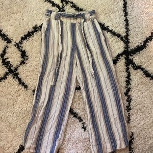 flowy tie-waist pants